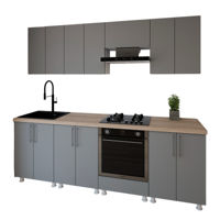 Мебель для кухни Smartex (30107) K3 240сm Grafit