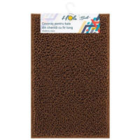 Коврик для ванной Hydro S 0440201 din chenila cu fir lung, maro, 40x60cm