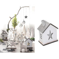 Декор Tognana 48877 Сувенир рождественский LED Дом 11x7x14cm