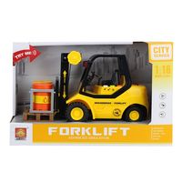 1:16 Friction Forklift with 2 oil drums