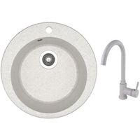 Мойка кухонная со смесителем Dr.Gans Gala + SanDonna F 7073 gri