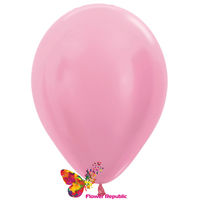 Balon de latex,  roz  nacru - 30 cm