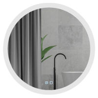 Oglindă baie Bayro Ecran tactil LED Gama rotund 900x900 cu încălzire