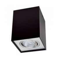 Corp de iluminat interior Vivalux 75131 Spot, BRAGA, MR16, GU10, (patrat) negru (VIV004047)