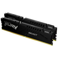 32GB DDR5-4800MHz Kingston FURY Beast (Kit of 2x16GB) (KF548C38BBK2-32), CL38-38-38, 1.1V, Black