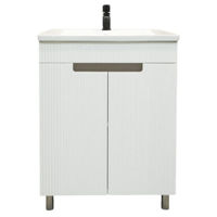 Шкаф под умывальник Bayro Positano Duo под умыв. Argo 600 белый мат