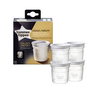 Recipiente stocare laptelui matern Tommee Tippee, 4 buc.