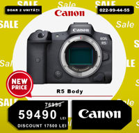 Canon R5 body (DISCOUNT 17500 lei)