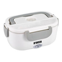 Подогреватель Noveen LB310 Lunch Box 23x16x10,5 cm Grey