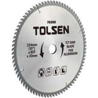 Disc de tăiere Tolsen Disc circular pentru aluminiu 254x30mm 80T (76560)