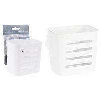 Полка для ванной Holland 53951 10x11x8cm, Bathroom Solutions, cu 2 ventuze, plastic, alb