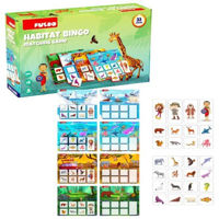 Игрушка miscellaneous K1914 Joc Bingo: Habitatul animalelor, 32 elem.