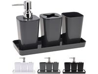 Set pentru baie Bathroom 4buc "Linie", plastic