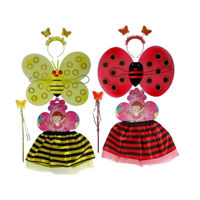 Игрушка Promstore 37657 Set aripi+fusta Ladybug (în asort.)