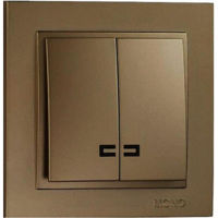 Выключатель электрический Mono Electric Выключатель 2P бронзовый, освещение Despina