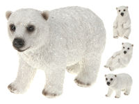 Статуэтка "Медведь белый" 8X7X5cm керамическая