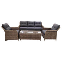 Mobilier pentru grădină Hydro S Mobila p/u terasa Hola Havana, 5 persoane, Gri