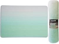 Коврик для ванной комнаты 50X70cm MSV Sugar зелeный, микрофи