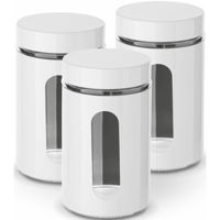 Container alimentare Tadar Prato White 3pcs