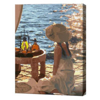 Tablou pe numere Art Gallery EX7864 Picnic intr-o zi de vara 30x40cm Eco