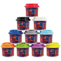 Set de creație As Kids 1045-03599 10 Dough Pots 1OZ In Polybag Spiderman