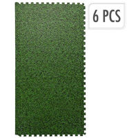Коврик для ванной Promstore 53958 Set covorase Puzzle gazon artificial 40x40cm, verde