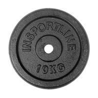 Гантель inSPORTline 12097 Disc d=30 mm metal 10 kg IN745 Castblack
