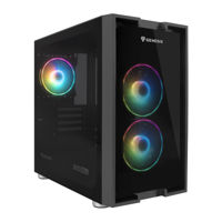 Carcasă PC Genesis NIM-1887 Irid 353 ARGB MATX Mini Tower Window, Black