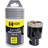 Набор головок, бит, насадок Haki 4662 коронка алмазная M14 Ø40мм