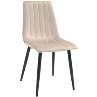 Стул Deco DC-90P N7 Catifea Capucino+Black Legs