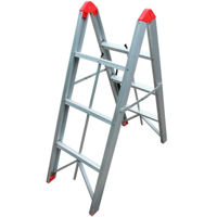 Scară Bau Welt Pliabilă dublă Slim din aluminiu cu 3 tr.