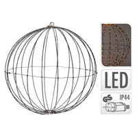 Новогодний декор Promstore 49078 Figurina cu lumina Sfera D50cm 320LED extra alb-cald, cronometru