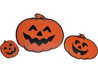 Фигурки бумажные Halloween Тыквы 6штX30cm,8штX20cm,16штX12cm