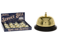 Звонок металлический "Service Bell" 8X6cm золотой