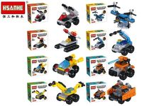 Конструктор HSANHE mini car 7X7X4cm, 8 видов (N6029)