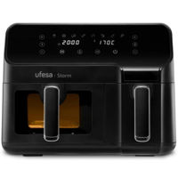 Friteuza cu aer cald Ufesa Storm Digital Dual 5.5L + 3.5L
