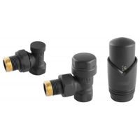 Accesoriu sisteme de încălzire Ferro ZTM31AT+cap termo, robinet cal colt set 1/2" tur+retur