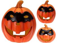Candelabru Halloween Dovleac cu masca 18X14.5X14.5cm