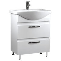 Dulap pentru lavoar Mashtab 11984 Agat cu 2 sertare 65cm Alb