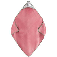 Accesoriu pentru baie Petite&Mars 418364 Prosop cu gluga Loulou Pink Meadow, 100x100cm