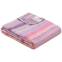 Домашний текстиль Ibena 2722/520 Jacquard Decke Harlyn Berry/orange