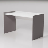 Офисный стол Smartex (10502) Tab 110cm Alb+Grafit