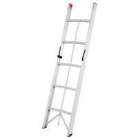 Scară Bau Welt Pliabilă Slim din aluminiu cu 1 secţiune 5 tr.