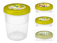 Borcan inalt Filalex 1.2l, cu capac twist-off "Fructe"