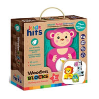 Конструктор Kids Hits KH20/005 Деревянный конструктор Monkey and Friends