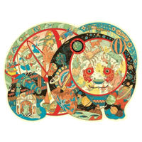 Головоломка Mideer MD3269 Puzzle cu detalii neobișnuite Panda Planetariu, 330 elem.
