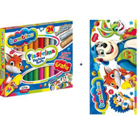 Набор для творчества Promstore 53110 Набор пластилина Bambino (24 шт. + коврик)