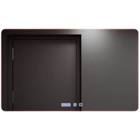 Зеркало для ванной Bayro Moon 1200x800 LED touch нейтральный, подогрев, часы, термометр