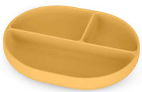 Посуда для кормления Petite&Mars 717819 Farfurie compartimentata ovala din silicon Petite&Mars Take&Match Intense Ochre