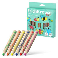Набор для творчества Erich Krause 56315 Set creioane colorate 6 buc Baby Jumbo
